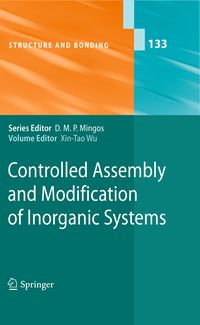 Produktbild: Controlled Assembly and Modification of Inorganic Systems