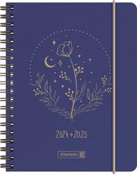 Bild vom Artikel Schülerkalender 2024/2025 "Moon Flower", 2 Seiten = 1 Woche, A6, 208 Seiten, blau vom Autor 