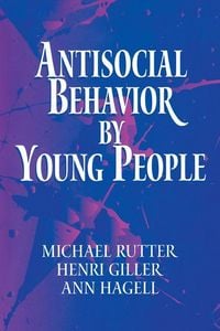 Produktbild: Antisocial Behavior by Young People