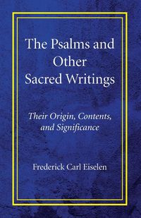 Produktbild: The Psalms and Other Sacred Writings