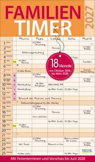 Produktbild Familientimer 18 Monate 2027/2028