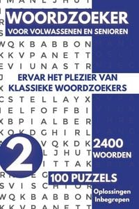 Produktbild: Woordzoeker Voor Volwassenen en Senioren - 100 Puzzels