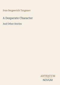 Produktbild: A Desperate Character