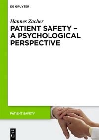 Produktbild: Patient Safety - A Psychological Perspective