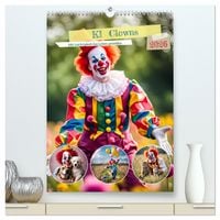 Produktbild: KI Clowns Mit Leichtigkeit das Leben genie&szlig;en (hochwertiger Premium Wandkalender 2026 DIN A2 hoch), Kunstdruck in Hochglanz