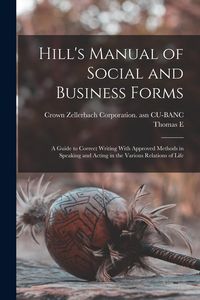 Produktbild: Hill's Manual of Social and Business Forms