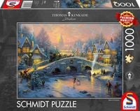 Bild vom Artikel Schmidt Spiele - Winterliches Dorf, 1000 Teile vom Autor Thomas Kinkade