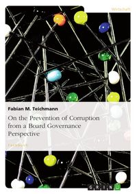Produktbild: On the Prevention of Corruption from a Board Governance Perspective