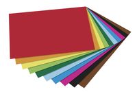 Tonpapierblock A4 20 Blatt 130 g/qm farbig sortiert