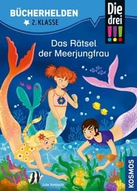 Produktbild: Die drei !!!, B&uuml;cherhelden 2. Klasse, Das R&auml;tsel der Meerjungfrau (drei Ausrufezeichen)