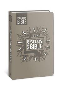 Produktbild: The NIV Action Study Bible, Leathersoft, Gray, Full Color