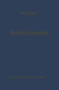 Produktbild: Portfolio Selection als Entscheidungsmodell deutscher Investmentgesellschaften