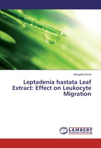 Produktbild: Leptadenia hastata Leaf Extract: Effect on Leukocyte Migration