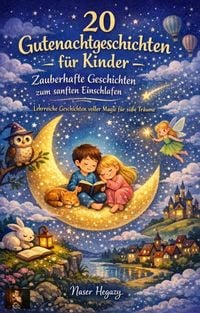 Produktbild: 20 Gutenachtgeschichten f&uuml;r Kinder - Zauberhafte Geschichten zum sanften Einschlafen