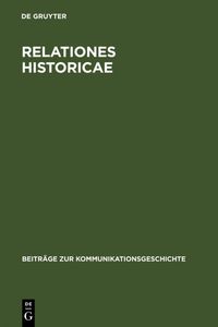 Produktbild: Relationes Historicae