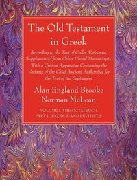 Produktbild: The Old Testament in Greek, Volume I The Octateuch, Part II Exodus and Leviticus