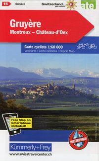 Bild vom Artikel Radwanderkarte Gruyère - Montreux - Gstaad mit Ortsindex (15 vom Autor Hallwag Kümmerly+Frey AG