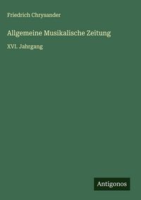 Produktbild: Allgemeine Musikalische Zeitung