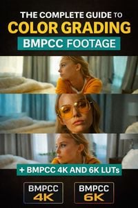 Produktbild: BMPCC Color Grading Ebook and LUTs Pack for Blackmagic Pocket Cinema Camera 4K and 6k