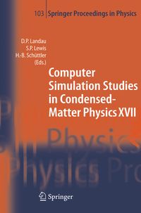 Produktbild: Computer Simulation Studies in Condensed-Matter Physics XVII