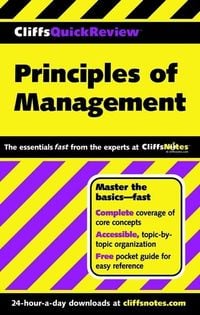 Produktbild: CliffsQuickReview Principles of Management