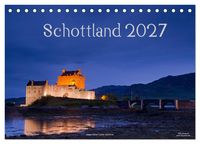 Produktbild: Schottland (Tischkalender 2027 DIN A5 quer), CALVENDO Monatskalender