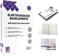Produktbild: TRU COMPONENTS TC-6869408 TC-6869408 Sortiments-Album SMD 0603 0.1W 1% 1000 Teile
