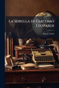 Produktbild: La sorella di Giacomo Leopardi