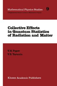Produktbild: Collective Effects in Quantum Statistics of Radiation and Matter