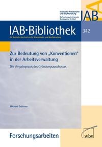 Produktbild: Zur Bedeutung von "Konventionen" in der Arbeitsverwaltung