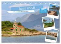 Produktbild: Insel Hvar - Der sonnigste Platz der Adria (Tischkalender 2026 DIN A5 quer), CALVENDO Monatskalender