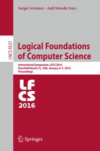 Produktbild: Logical Foundations of Computer Science