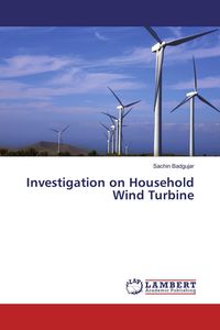 Produktbild: Investigation on Household Wind Turbine