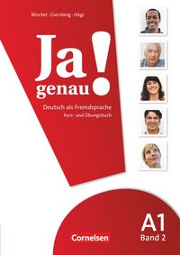 Produktbild: Ja genau! Europ&auml;ischer Referenzrahmen: A1 (Zweiter Teil). Kurs- und Arbeitsbuch