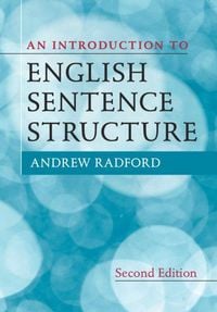 Produktbild: An Introduction to English Sentence Structure