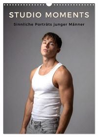 Produktbild: Studio Moments - Sinnliche Portr&auml;ts junger M&auml;nner (Wandkalender 2027 DIN A3 hoch), CALVENDO Monatskalender