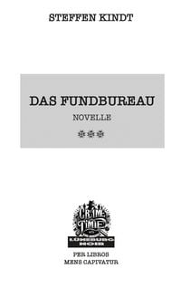 Produktbild: Das Fundbureau