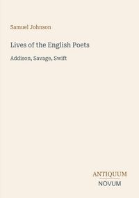 Produktbild: Lives of the English Poets