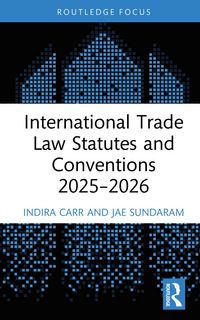 Produktbild: International Trade Law Statutes and Conventions 2025- 2026