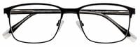Produktbild: Lesebrille BEN, schwarz, +3.00 dpt mit Etui