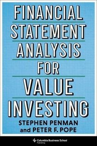 Produktbild: Financial Statement Analysis for Value Investing