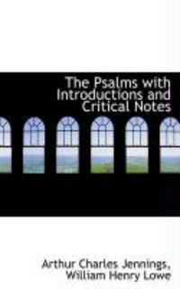 Produktbild: The Psalms with Introductions and Critical Notes