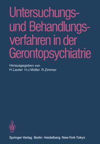 Produktbild: Untersuchungs- und Behandlungsverfahren in der Gerontopsychiatrie