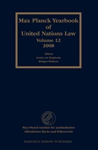 Produktbild: Max Planck Yearbook of United Nations Law, Volume 12 (2008)