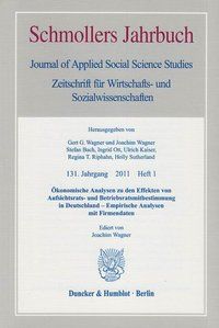 Produktbild: &Ouml;konomische Analysen zu den Effekten von Aufsichtsrats- und Betriebsratsmitbestimmung in Deutschland &ndash; Empirische Analysen mit Firmendaten.