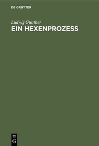 Produktbild: Ein Hexenproze&szlig;
