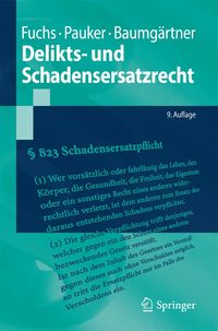 Produktbild: Delikts- und Schadensersatzrecht