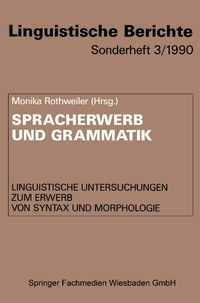 Produktbild: Spracherwerb und Grammatik