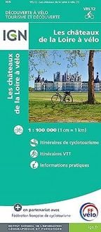 Produktbild: Les Chateaux de la Loire &agrave; V&eacute;lo - Die Schl&ouml;sser der Loire - per Rad Touristische Karte 1:100.000 (wasserfest)