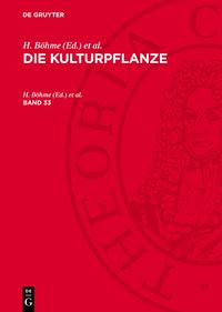 Produktbild: Die Kulturpflanze. Band 33
